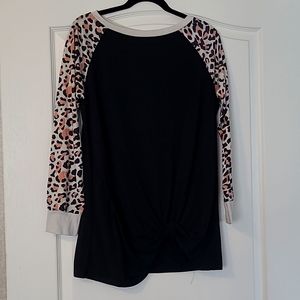 Leopard print long sleeve